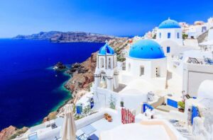 White houses of Santorini